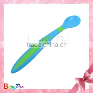 High Quality China Baby Item Different Color to Choose Design for Baby Plastic Spoon pp Children Spoon Set thumbnail-5