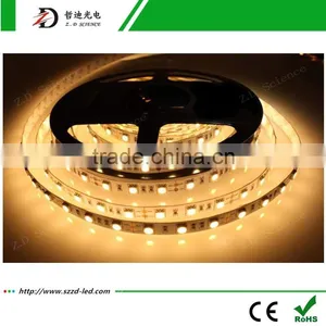 5Meter 5050 60LED/meter Warm White LED Strip 5050 IP65 With White PCB thumbnail-1