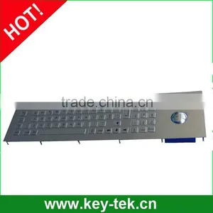 Vandal Proof IP65 Industrial Stainless Steel Kiosk Keyboard thumbnail-2