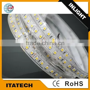 High Lumen Waterproof 9.6W/M DC24V SMD3528 IP20 120LED/M 720LM/M Flexible Led Strip Light thumbnail-1