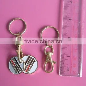 Canadian Loonie Coin Keychain for Shopping Carts Canadian Shopping Cart Token Keychain thumbnail-2