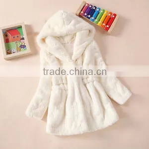 Frozen Winter Fur Coat Girls Japanese Jackets and Coats thumbnail-4