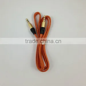 Colored Fabric Braided 3.5mm Flat Auxiliary Cable thumbnail-5