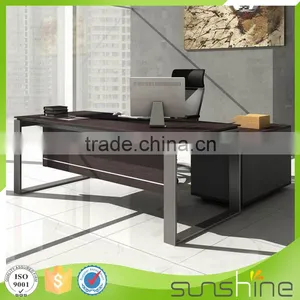Exclusive Office Furniture Desk Stainless Steel Office Desk Black Buy China Office Furniture Price thumbnail-1