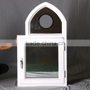 ROGENILAN 70 Series Aluminum Arch Horizontal Pivoting Window thumbnail-1