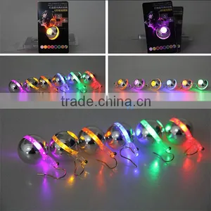 New Fashion Glowing Crystal LED Earrings Pair For Party Ball Festival Products thumbnail-2