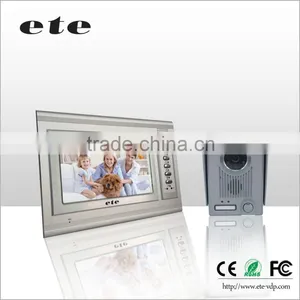 7" Hand Free Touch Button Panel Monitor Aluminum Video Door Phone With Waterproof Door Carema thumbnail-1