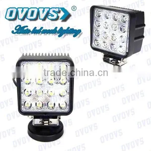 Best Seller. 48w Led Work Light 12v Driving Light for Jeep, Boat, Atv, Suv, 4x4 off Road thumbnail-1
