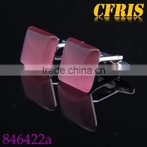 Opal Cufflink,Charming Pink,Brown Opal Cufflink For Men thumbnail-2