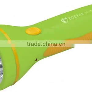 7 LED Plastic Rechargeable Flashlight thumbnail-1