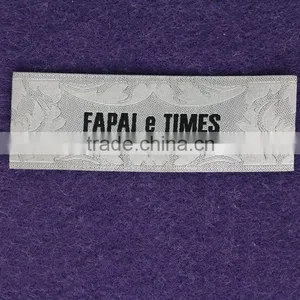 Custom Garment Woven Neck Labels With Brand Name Logo For Clothing thumbnail-3