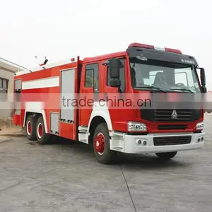 New Design Hot Sale High Quality 15000L Howo Fire Engine Vehicle thumbnail-4