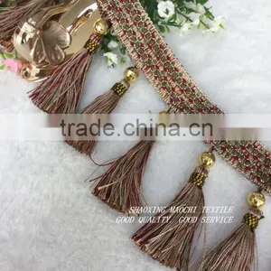 Wholesale Tassel Fringes With Two Different Colors for Home Textile Accessory thumbnail-4