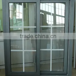 Spray Coating, Matel Similar, Upvc Slider Window With 60mm Double Glass thumbnail-1
