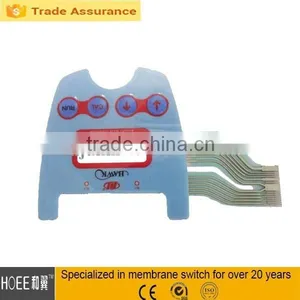 China Custom High Quality Screen Printing Touch Membrane Keypad Switch for Telecommunication Equipment thumbnail-4