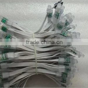 WHITE Wire IP68 DC12V Input 12mm Through-hole LED RGB Dump Node;100pcs a String thumbnail-2