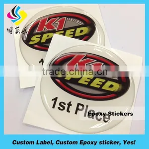 Popular Design Epoxy Resin Sony Logo Sticker for Decoration thumbnail-1