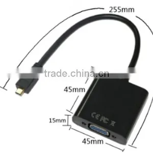 CABLETOLINK 1080P MicroHDMI to VGA Video Converter Adapter Cable For PC Monitor Projector thumbnail-1