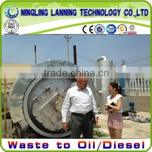 16mm Thickness Reactor Waste Rubber Pyrolysis Equipment thumbnail-5