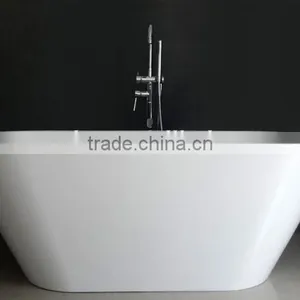 Artificial CE & CUPC Solid Surface Resin Stone Bathtub, Bathroom Free Standing Bathtub thumbnail-4