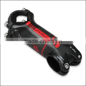 New Xinshun Aluminium Carbon Stem Mtb 6 17 Degrees Road Bicycle Accessories Bike Parts Black 90-110mm ST2309 thumbnail-3