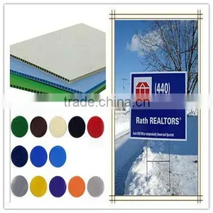 4mm Polypropylene Fluted Road Sign. thumbnail-1