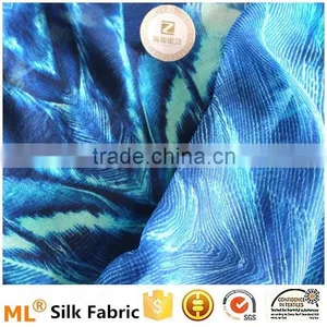 Silk Scarf 100% Silk Printed Chiffon Silk Fabric thumbnail-3
