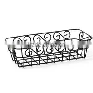 Hot Sale Elegant Scroll Steel Bread Basket thumbnail-2