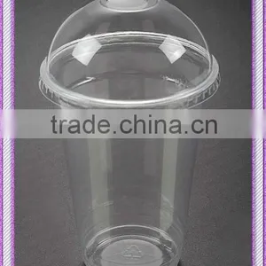 Clear Disposable 20oz Cold Beverage Cup With Lid thumbnail-1