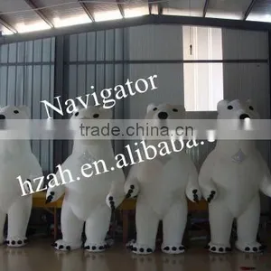 Inflatable Bear Mascot for Christmas Decoration thumbnail-1