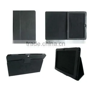 PU Stand Leather Cover Case for Samsung Note 10.1 With Wrist Band thumbnail-1