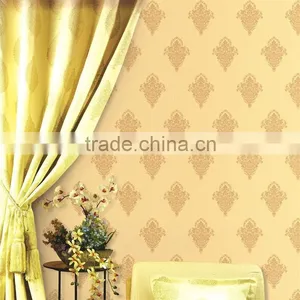 Shallow Embossing Wallpaper European Flower Wall Paper Hot Sale thumbnail-1