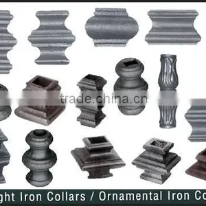 Ornamental Iron Stud, Wrought Iron Collar thumbnail-2