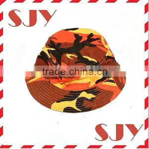 Unisex Cotton Cool Camouflage Bucket Hat Wholesale thumbnail-1