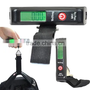 High Quality Portable Mini Digital Hanging Luggage Scale Weighing Hand Scale 50kg/10g thumbnail-1