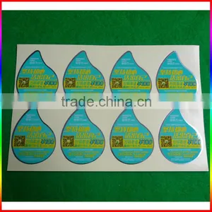 Double Sides Printing Silver Self-adhesive Label Sticker for Plastic Bottle thumbnail-2