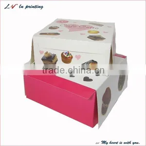 Custom Paper Cake Box Template / Paper Cake Box Designs / Favors Paper Cake Box Wholesale thumbnail-1
