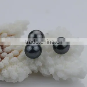 9-9.5mm AAA Beautiful Peacock Good Quality Natural Loose Tahiti Pearl thumbnail-1