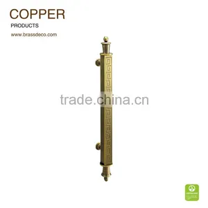 Hotel Entrance Door HK806 ACU Copper Door Luxurious Handle thumbnail-1