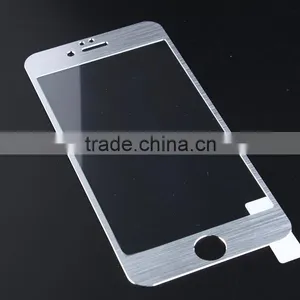 Customized Titanium-aluminium Alloy Border Tempered Glass Screen Protector for Iphone 4/4S thumbnail-1
