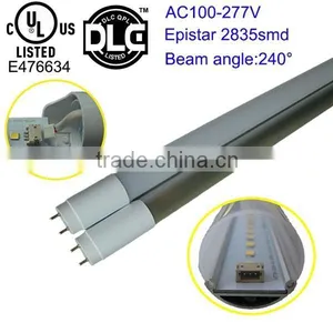 5000K 240 Degree Clear CE RoHS UL Listed DLC Approved 4-Foot T8 18 Watt LED Tube thumbnail-2