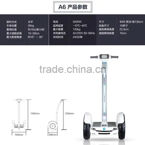 Odeway Handle Bar Balance Scooter A6 With LED Screen thumbnail-6