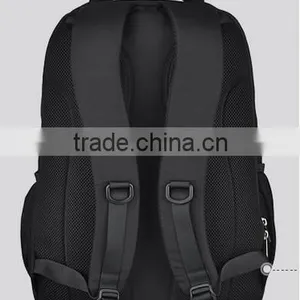Classic Black Sports Laptop Backpack thumbnail-3
