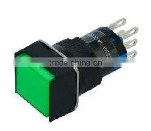 16mm Square Small Push Button Switch 2NO+2NC KD16-22F KD16-11F thumbnail-1