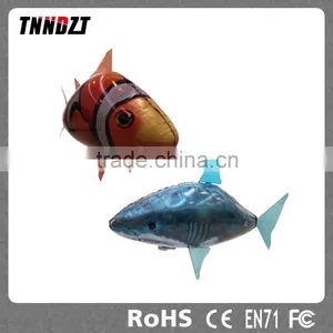 Funny Kids Toy Remote Control Flying Fish RC Plastic Inflatable Blimp Animal Balloon Toys Christmas Gift thumbnail-1