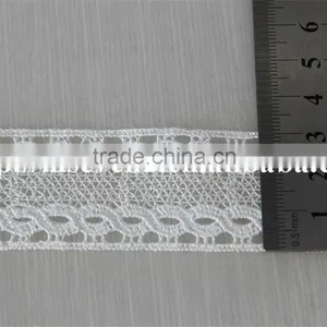 Factory Wholesale High Quality White 3cm Polyester Yarn Lace for Sale thumbnail-6