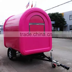 Professional Festival Application Street Fiberglass Mobile Food Cart thumbnail-2