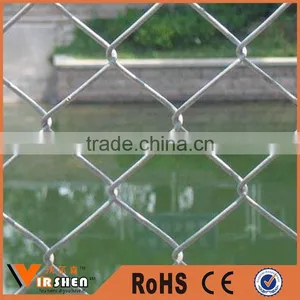 Galvanized PVC Coated Chain Diamond Wire Mesh Fench thumbnail-3