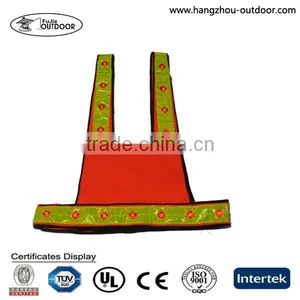 2015 Fashion High Visibility LED Reflective Safety Vest thumbnail-1
