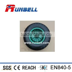 Puncture Proof Trolley Tyres 16''x 6'' With Plastic Hub China Supplier thumbnail-1